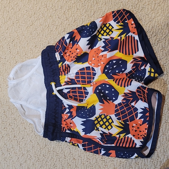 Cat & Jack toddler swim trunks, pineapples, 18 months - Picture 8 of 8